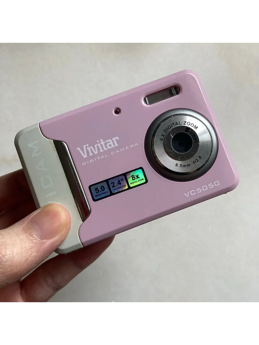 Vivitar Vivicam VC5050 Pink Digital Toy Camera Y2K Compact Point Shoot Tested